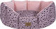 Woofmoda Animal Print Sofa Dog Bed Pink 57x40cm. 912-1302-1300