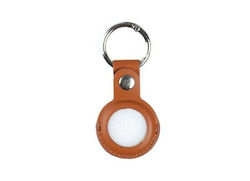 Mercury Leather Case Калъф за ключодържател Кожа за AirTag в Кафяв цвят