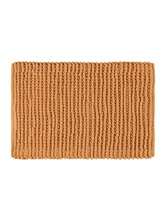 Beauty Home Rutschfestes Baumwoll Badematte 3347TP Koralle 60x90cm