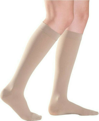 Sigvaris Top Fine Select 702 Graduated Compression Calf High Socks Long 23-32 mmHg Beige