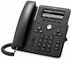 Cisco 6851 С кабел Телефон IP Черен