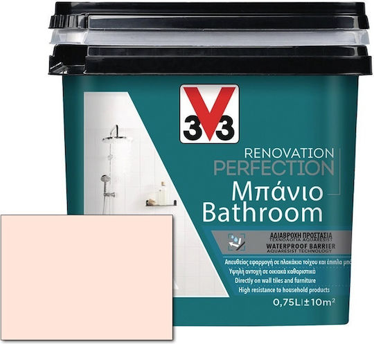 V33 Renovation Perfection Bathroom Χρώμα Powder Pink 750ml 121669