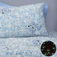 Palamaiki Luminous Kids Cotton Pillowcase 50x70cm Cluster Blue