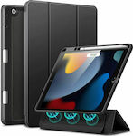 ESR Rebound Magnetic Flip Cover Δερματίνης Frosted Black (iPad 2019/2020/2021 10.2'')