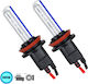 GloboStar Lampen Motorrad H16 Xenon 8000K Kaltes Weiß 24V 70W 2Stück