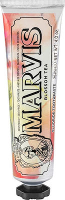 Marvis Blossom Tea Toothpaste for Ulitis , Plaque & Cavities 75ml