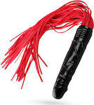 Whipped Double Pleasure Dildo Flogger Бич в Черно Цвят