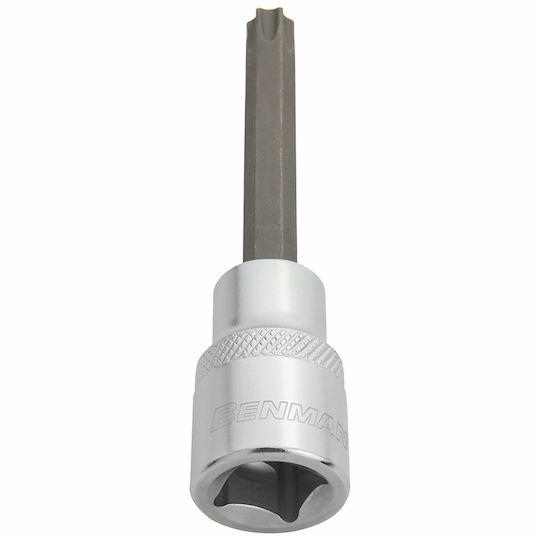 Benman Long Socket 1/2'' For Torx Screws Long Walnut with Torx Head and Socket 1/2'' T50x100mm