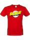 B&C Bazinga T-shirt Rot Baumwolle