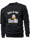 Rock Deal This is My Happy Face Ντόναλντ Ντακ Sweatshirt Schwarz 2518HAP