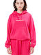 Women's Sweatshirt Hooded Fuchsia
