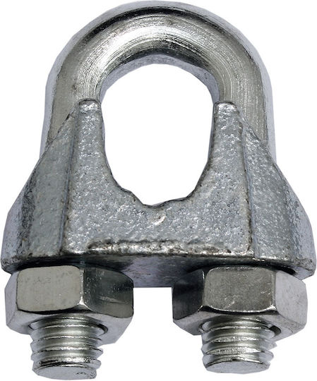 Benman Wire Rope Clamp Boat Deck Galvanized M6 / 4mm4mm