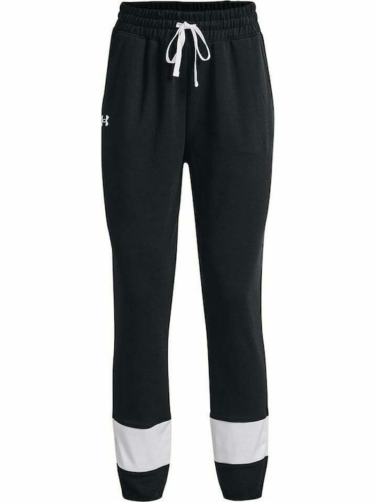 Under Armour Rival Terry Cb Pantaloni de trening pentru femei Negru