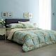 Vesta Home Pilotă Super Dublu 220x230cm Mistral Turcoaz 11.5 togs Togs