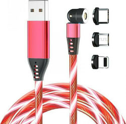 Redled Cablu USB la Lightning / Type-C / micro USB 1m 27921