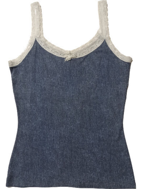 Minerva Women's T-Shirt with Spaghetti Strap Na...