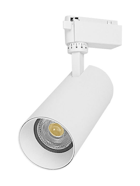 Metanor Single LED Natural White Spot in White Color