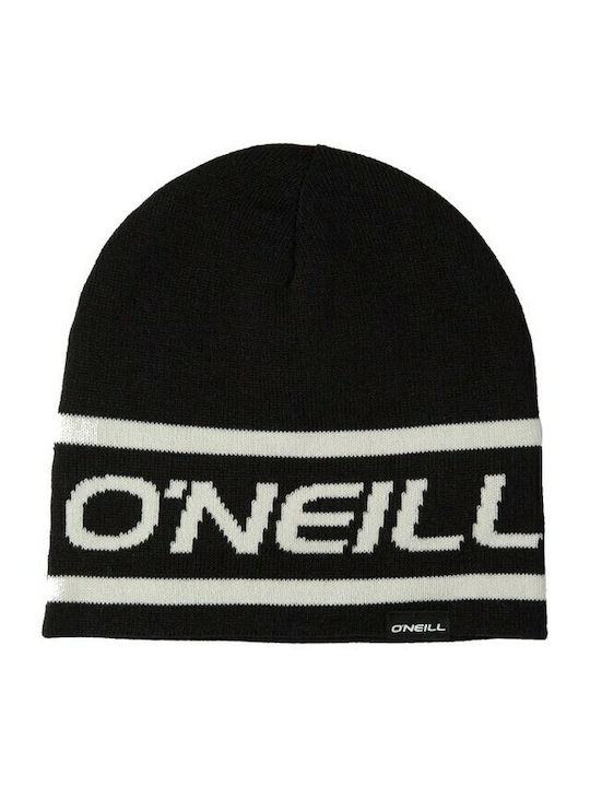 Beanie Reversible Beanie Knitted in Black color