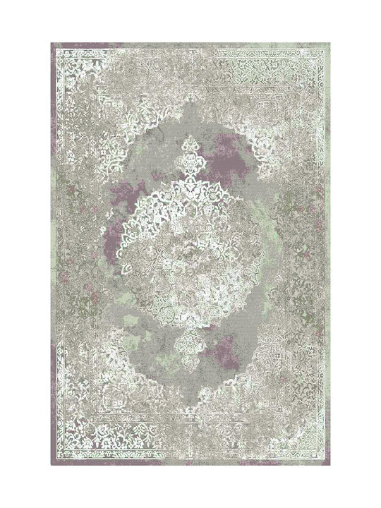 Klonaras 5782 Modern Velvet Bedroom Rugs Set Velvet Μπεζ 3pcs