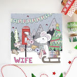 Christmas card 'Lovely Wife'