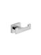 Gedy Atena Double Wall-Mounted Bathroom Hook Chrome
