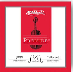 Daddario Prelude Cello 3/4 Medium Μονή Χορδή Steel 3/4