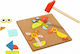 Tooky Toys Wooden Construction Toy Καρφώματα Με Σφυράκι Kid 3++ years