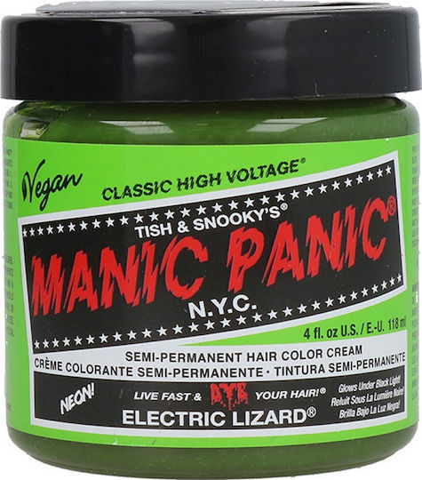Manic Panic Classic High Voltage Temporäre Haarfärbung kein Ammoniak Electric Lizard 118ml