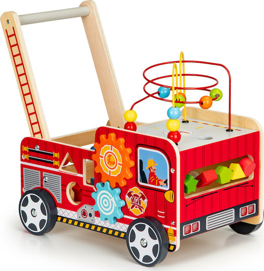 Ecotoys Fire Truck for 12+ Months Red