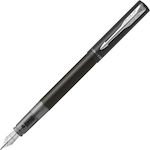 Parker Vector XL Writing Pen Medium Black made of Steel with Blue Ink