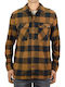 New Sacramento Long-sleeved Flannel Shirt Checked Brown Duck