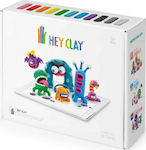 Hey Clay Claymates Εξωγήινοι Pentru Copii Argilă Multicolorς S001