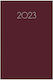 Innostat Simple Zilnic Agenda Burgundy 2023 21x29cm