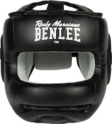 Benlee Facesaver Adult Full Face Boxing Headgear Synthetic Leather Black