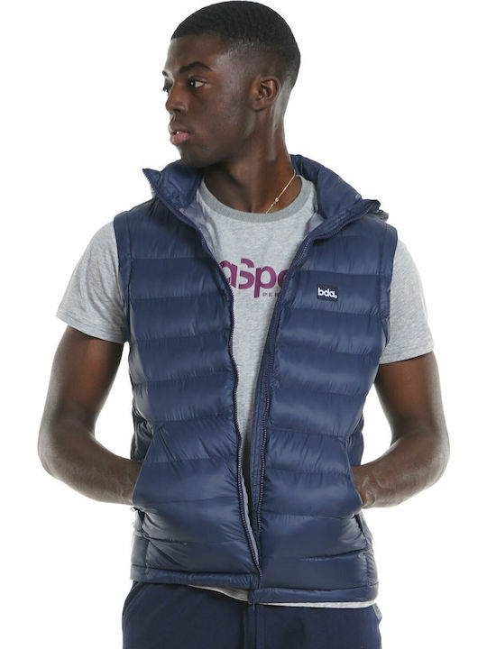 073128 Ärmellos Jacke Puffer Blau