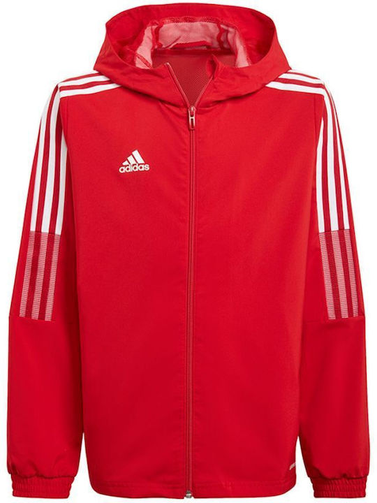 adidas Kids' Sports Jacket Short Windproof with...