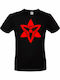 B&C Naruto Anime Sasuke T-shirt σε Μαύρο χρώμα