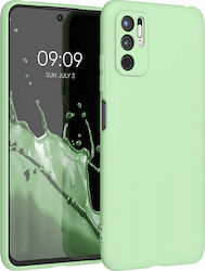 KWmobile Umschlag Rückseite Silikon Matte Mint ...