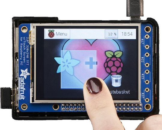 Adafruit PiTFT Plus 320x240 2.8" TFT + Resistive Touchscreen