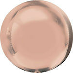 Balon Folie Rotund Rose Gold Orbz 40buc