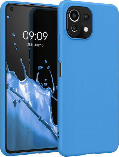 KWmobile Back Cover Silicone Blue Temptation (Xiaomi Mi 11 Lite / 11 Lite 5G / 11 Lite 5G NE)
