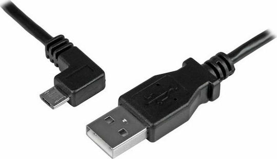 StarTech Winkel (90°) USB 2.0 auf Micro-USB-Kabel Schwarz 2m (USBAUB2MLA) 1Stück