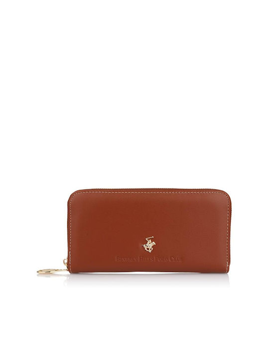 Beverly Hills Polo Club Large Women's Wallet Tabac Brown