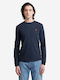 Dustan River Long Sleeve Navy Blouse