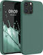KWmobile Rubber Back Cover Σιλικόνης Blue Green...