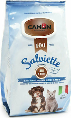 Camon Salviette Dog Body Cleansing Wipes with Fragrance 30x17cm