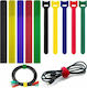 Pack of 12pcs Multicolour Velcro Cable Ties 150x12mm 87000FFR95CL