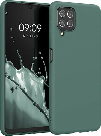 KWmobile Back Cover Σιλικόνης Blue Green (Galaxy A22 4G)