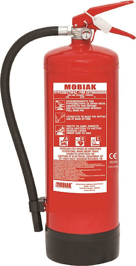 Mobiak Portabil Extinctor de incendiu Chimie uscată 6kg cu Bază