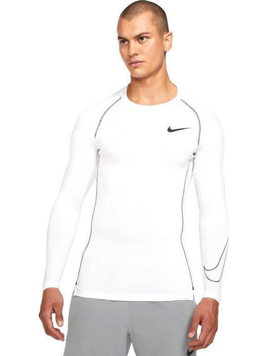 Nike Pro Dri-Fit Tricou Alb